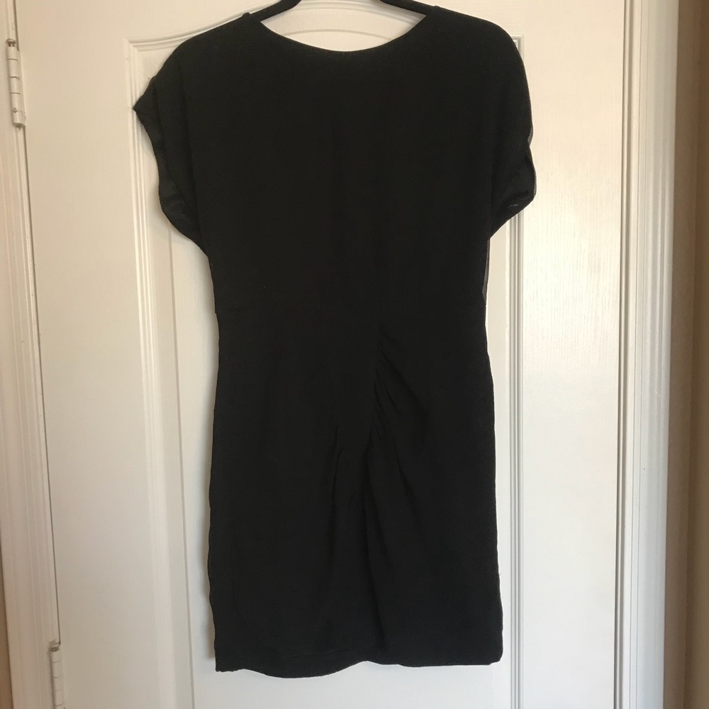 Black Open Back Mini Dress